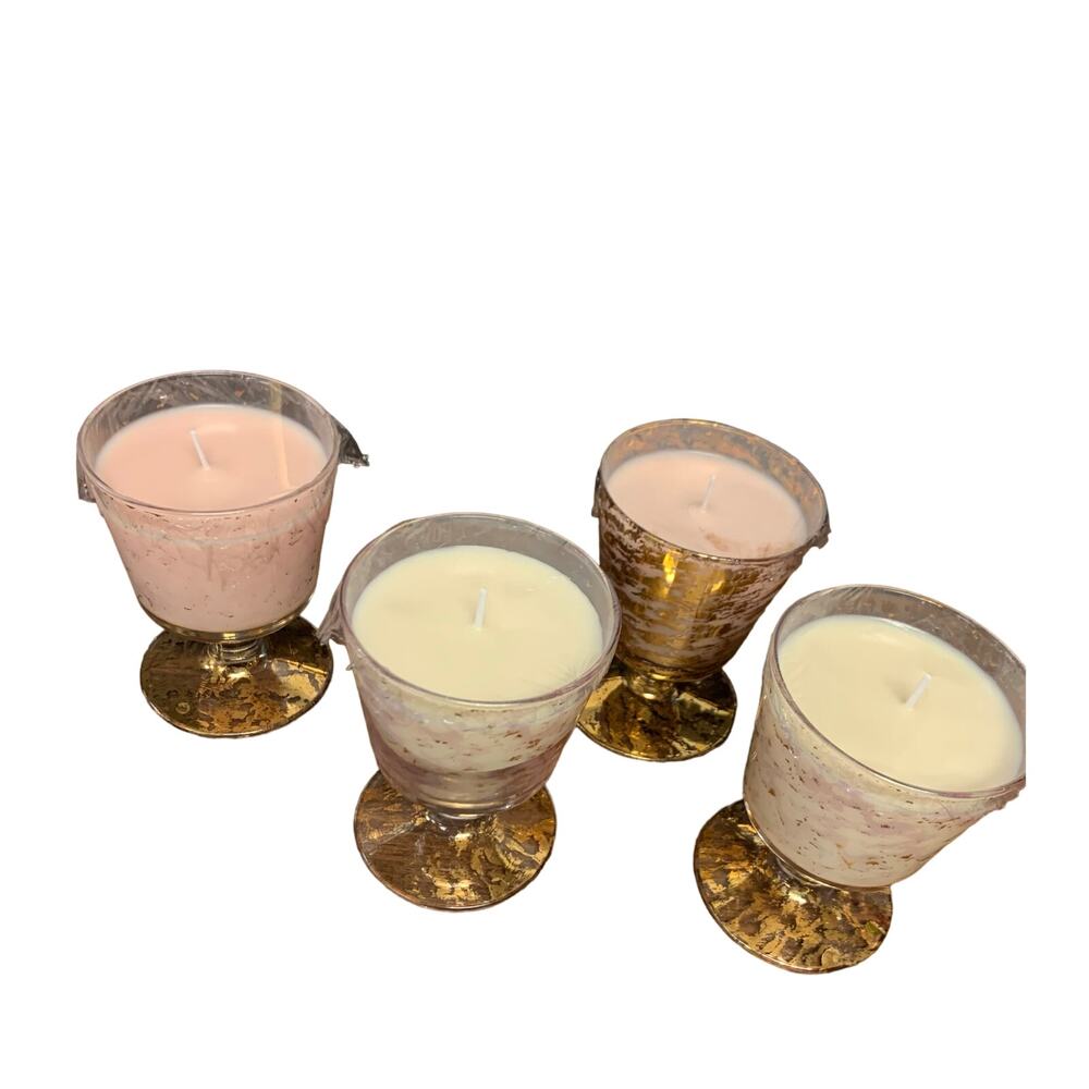 Festive Glass Candles